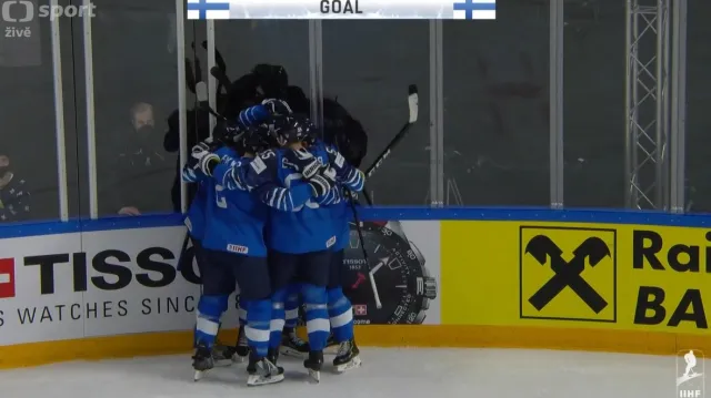 Gól v utkání Finsko – Česko: Innala – 1:0 (33. min.)