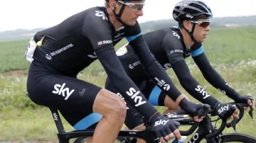 Richie Porte (vpravo) s Dannym Patem