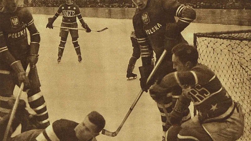 Utkání USA – Polsko na MS 1933