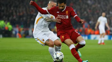 Utkání Liverpool - AS Řím