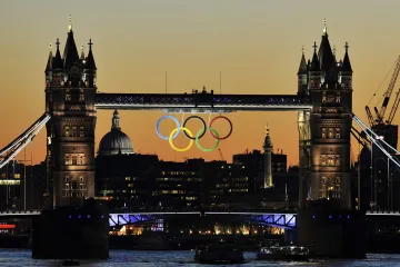 Londýn před zahájením olympiády