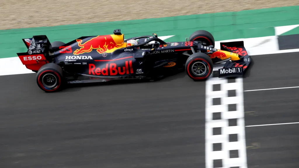 Max Verstappen s vozem Red Bull