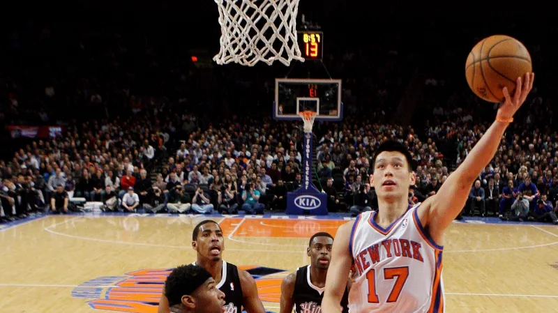 Jeremy Lin v dresu New Yorku Knicks