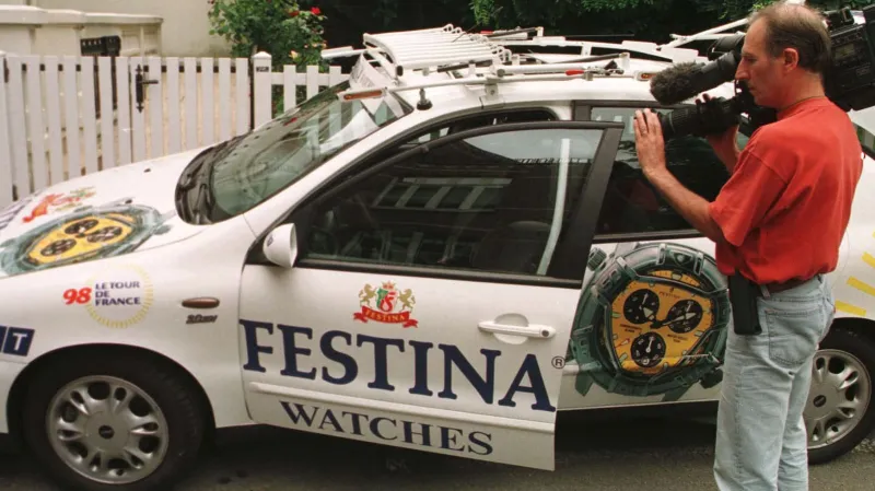 Fiat Marea, se kterým byl na hranici zadržen Willy Voet