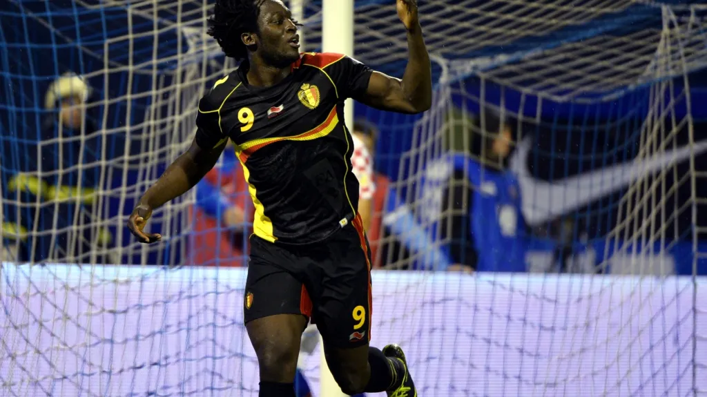 Romelu Lukaku v dresu Belgie