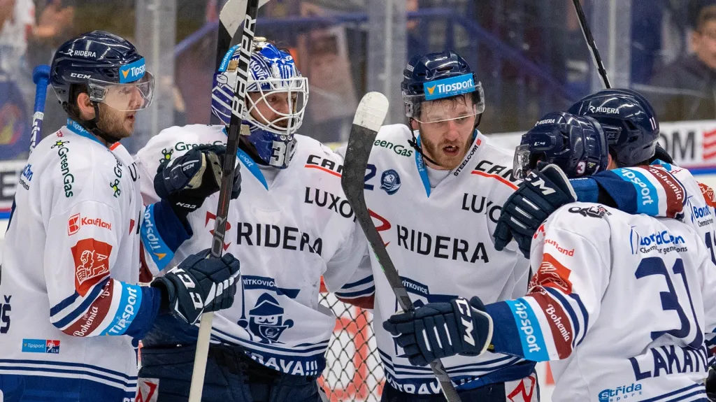 Radost hokejistů Vítkovic