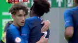 Gól v utkání Francie U17 - Česko U17: Aouchiche - 3:0 (45+2. min.)