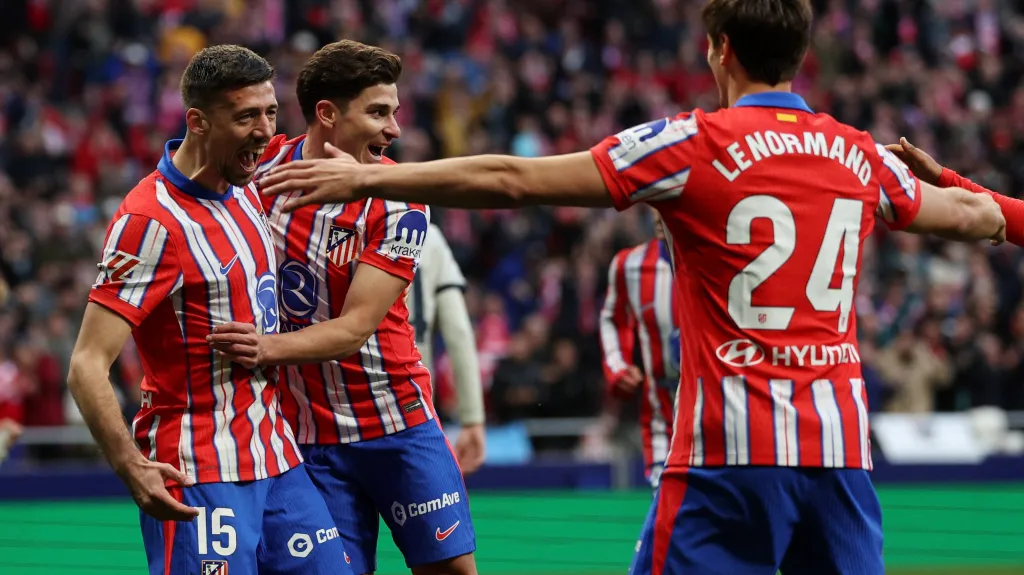 Radost hráčů Atlétika