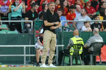 Trenér španělské reprezentace Luis Enrique