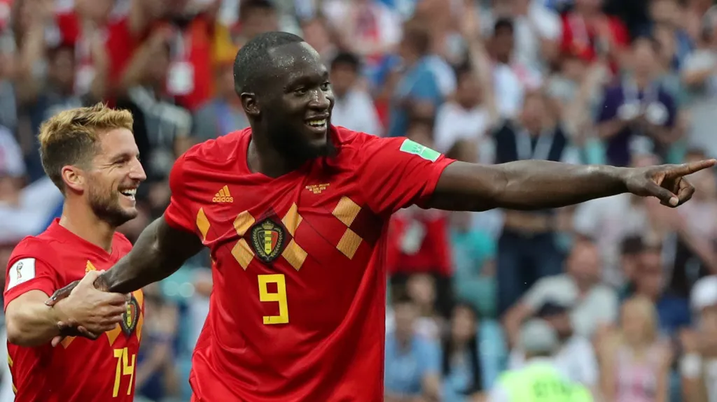 Romelu Lukaku se raduje z gólu proti Panamě