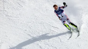 Záznam druhého kola slalomu mužů