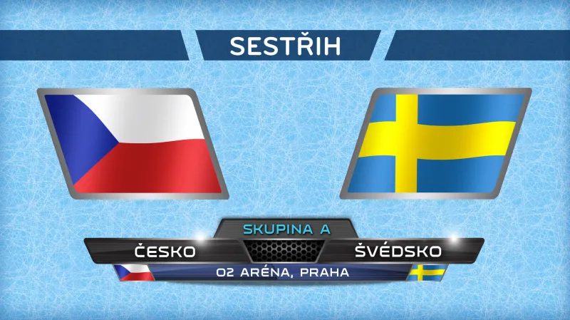 Sestřih utkání Česko - Švédsko