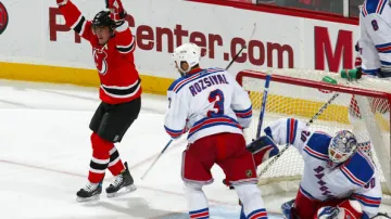 Obránce New Yorku Rangers Michal Rozsíval