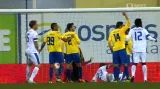 Gól v zápase Estoril - Liberec: Šural se trefil přes hlavu z malého vápna - 0:1 (18. min.)