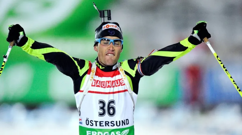 Francouzský biatlonista Martin Fourcade