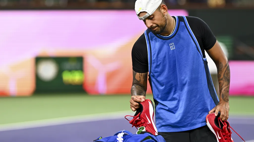 Nick Kyrgios skrečoval zápas v Indian Wells