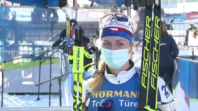 Ohlasy českých biatlonistek, Eckhoffové a asistenta Holubce po sprintu v Hochfilzenu