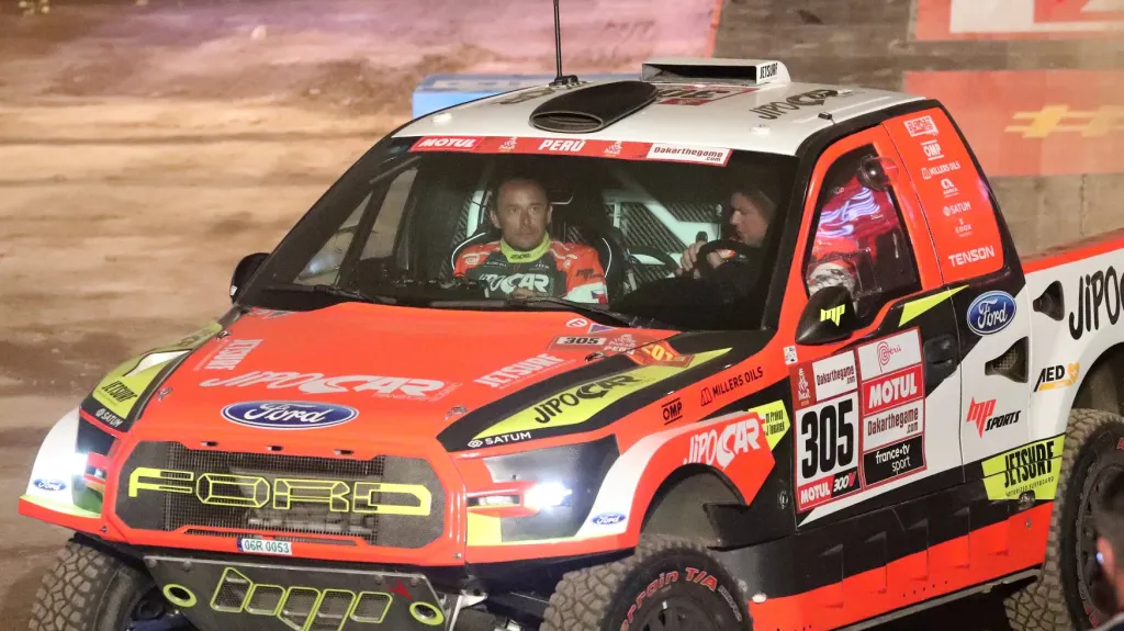 Martin Prokop za volantem svého speciálu