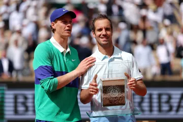 Jannik Sinner a Richard Gasquet