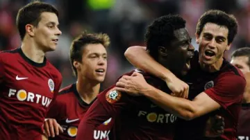 Radost hráčů Sparty