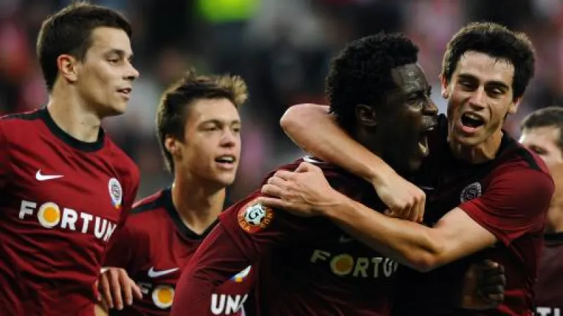 Radost hráčů Sparty