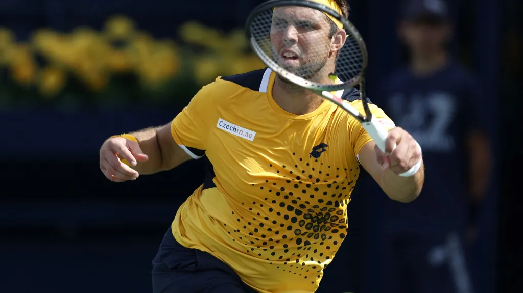 Jiří Veselý na turnaji ATP v Dubaji