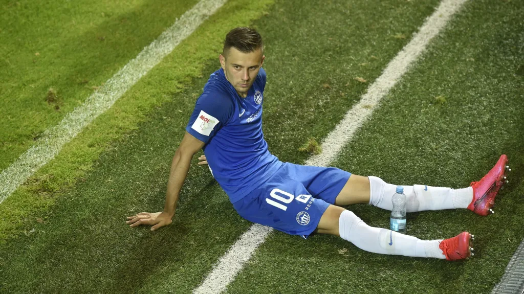 Střelec prvního gólu finále Jakub Pešek