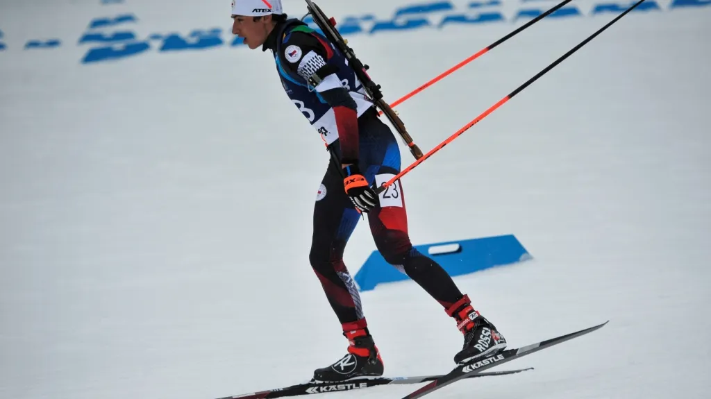 Biatlonista Luděk Abrahám