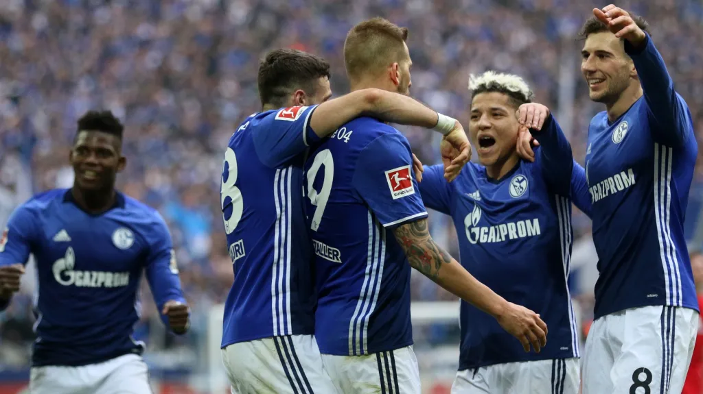 Radost hráčů Schalke