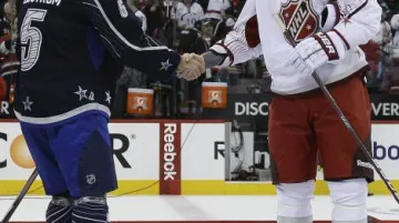 Nicklas Lidström a Eric Staal