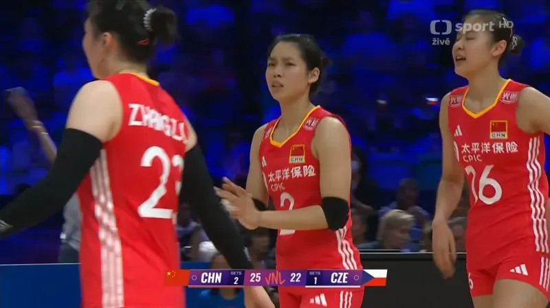 Závěr zápasu Česko – Čína