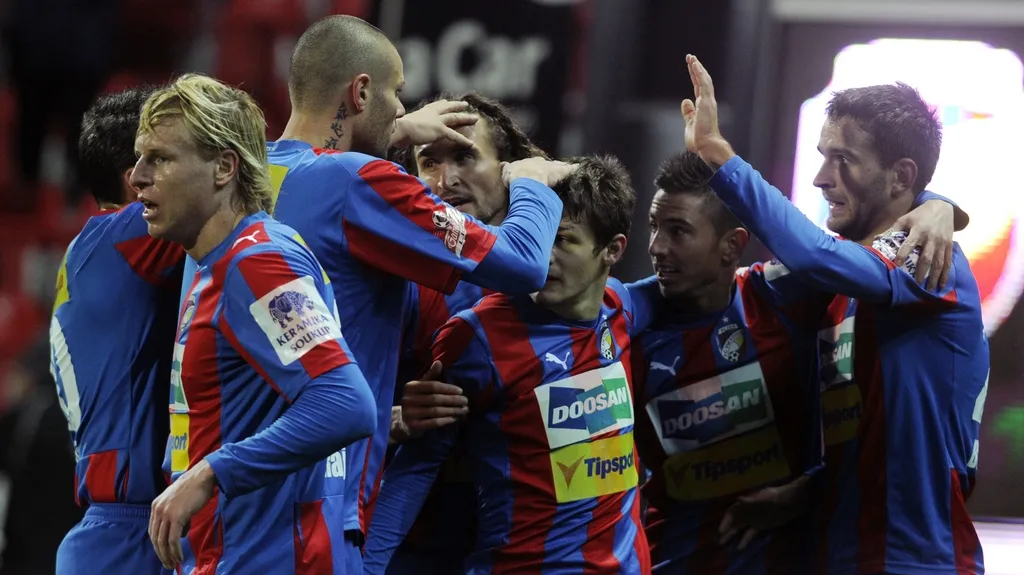 Radost hráčů Plzně