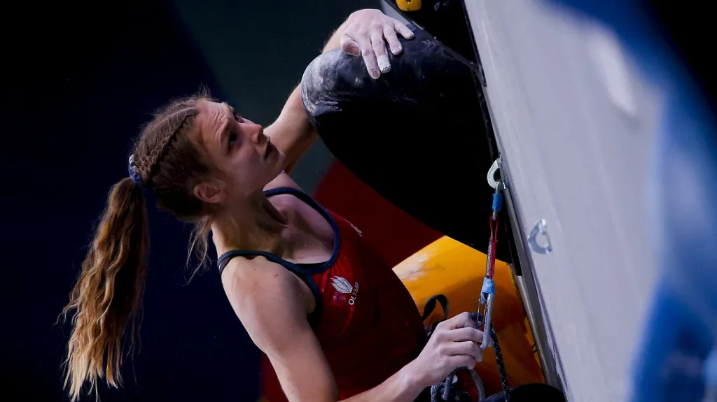 Sportovní lezkyně Eliška Adamovská