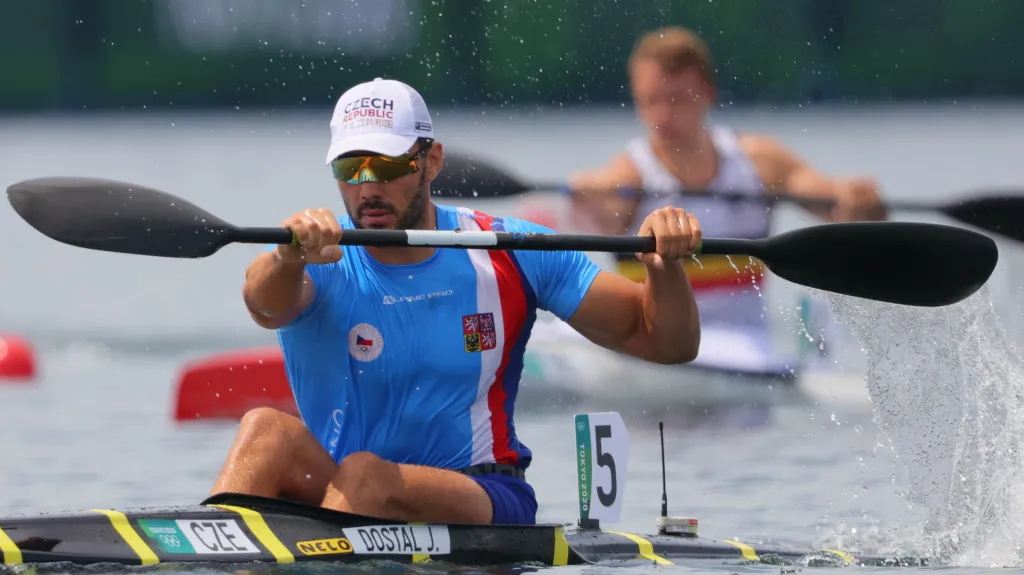 Kajakář Josef Dostál na olympijských hrách v Tokiu