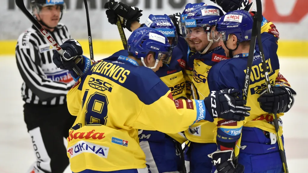 Radost hokejistů Zlína