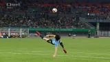 Gól v utkání Uruguay - Česko: Cavani - 2:0 (37. min.)