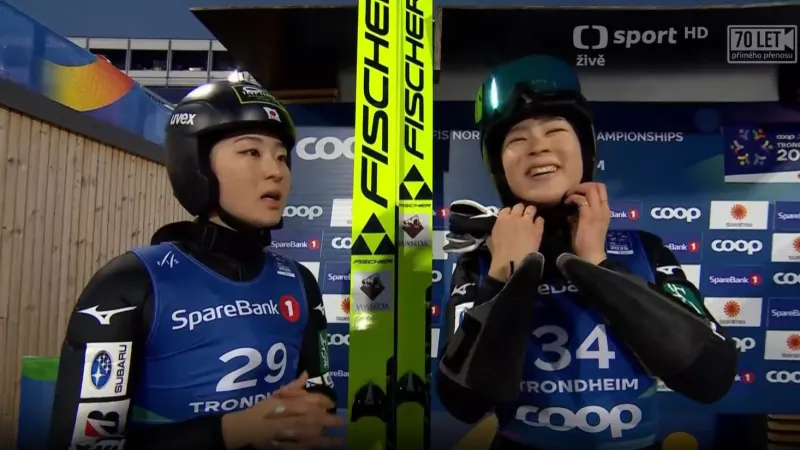 Vyvrcholení závodu sdruženářek na MS