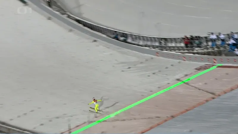 Kraft předvedl na středním můstku lepší skoky než ostatní