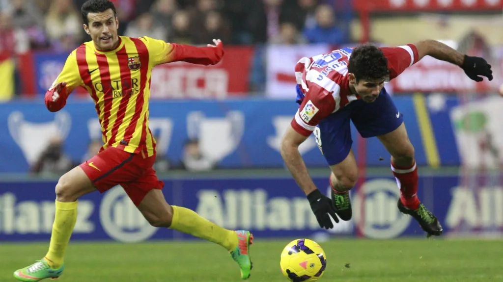 Utkání Atlético Madrid - Barcelona