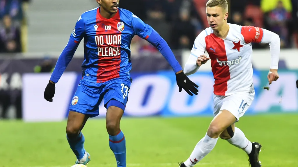 Eduardo Santos ještě v plzeňském dresu v utkání proti sešívaným