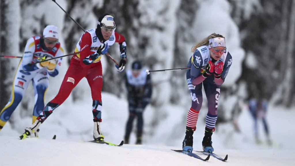 Štafetový závod žen v Gällivare