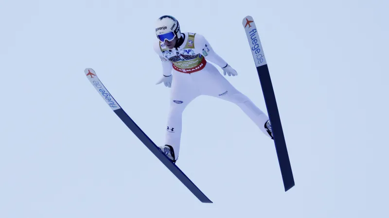 Vítězný druhý skok Zajce v závodě