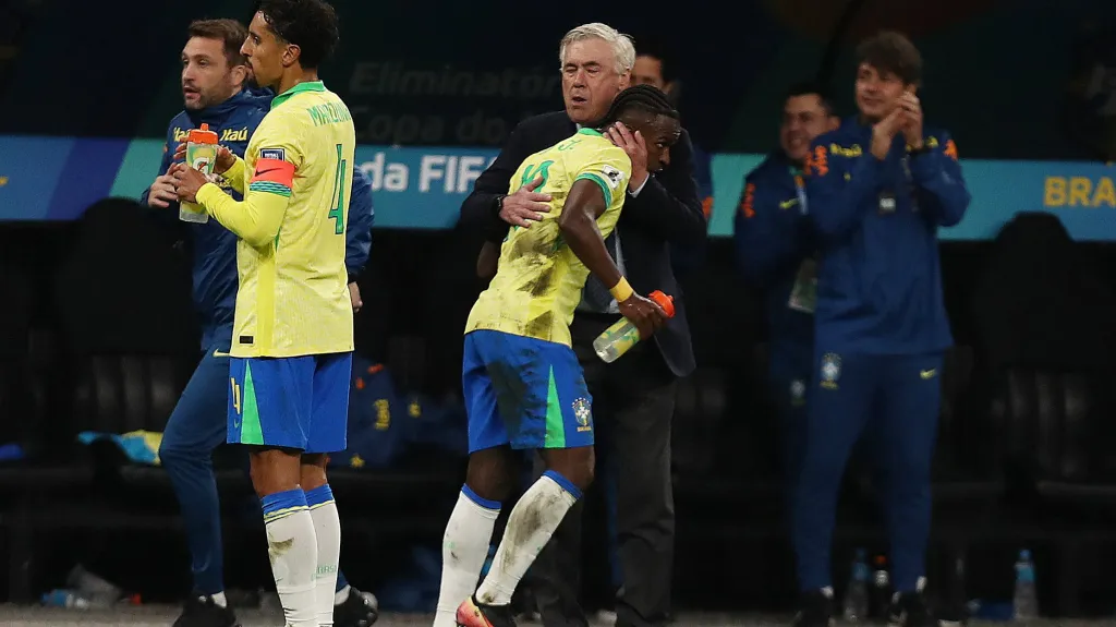 Carlo Ancelotti v roli trenéra Brazílie