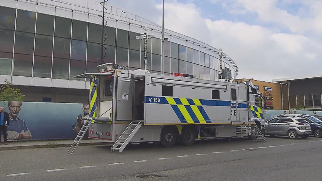 Mobilní policejní pracoviště pro MS v hokeji