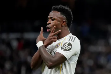 Radující se Vinícius Júnior