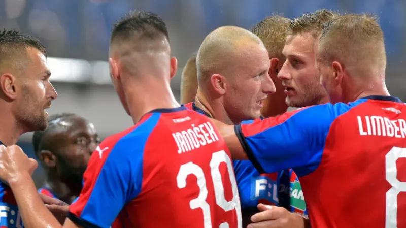 Radost fotbalistů Plzně