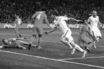 Josef Šural v kvalifikačním utkání Nizozemsko - Česko