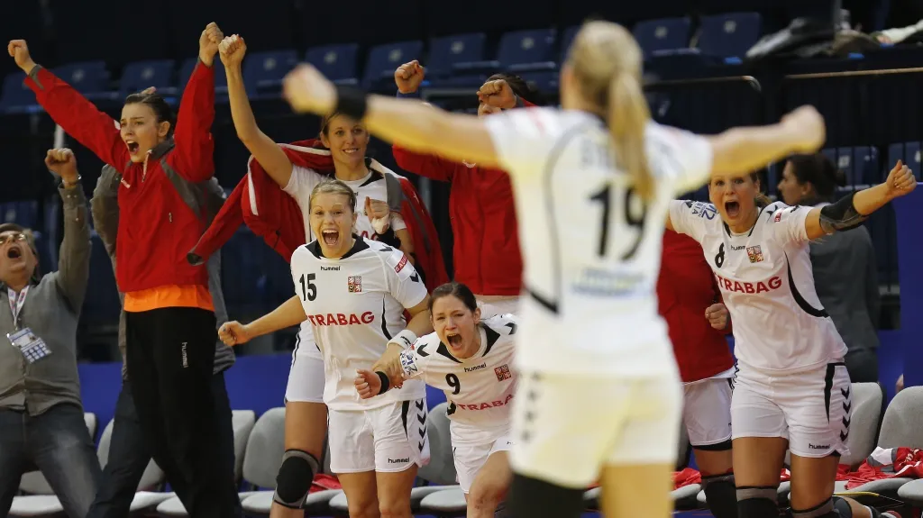 Radost českých házenkářek