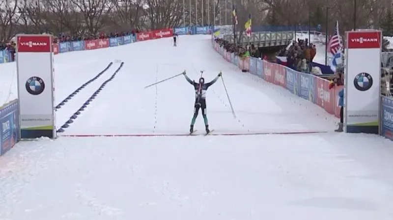 Sestřih stíhačky biatlonistů v Soldier Hollow