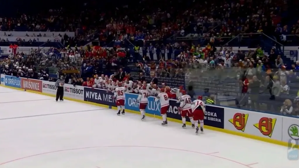 Gól v utkání USA - Bělorusko: Volkov - 0:2 (34. min.)
